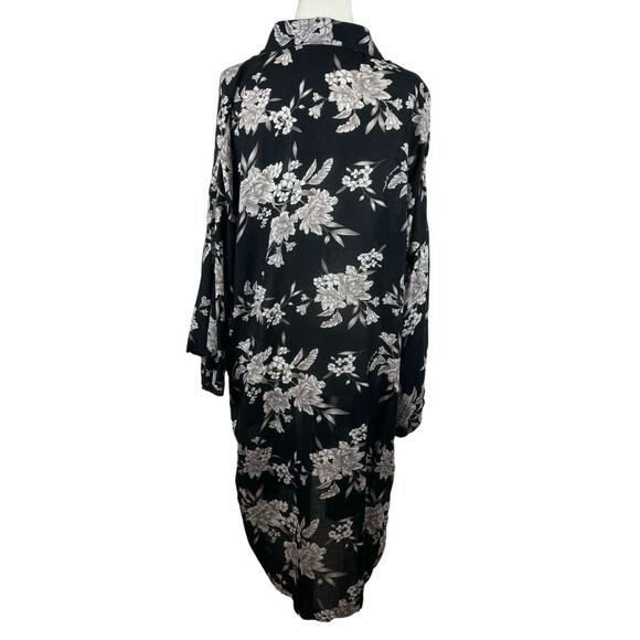 Spiritual Gangster Womens Maya Floral Kimono Swim Coverup Sz OS | Flowy Layers - Picture 3 of 15